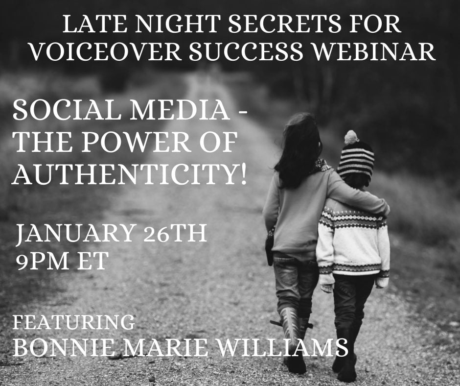 Late Night Secrets for Voiceover Success Webinar